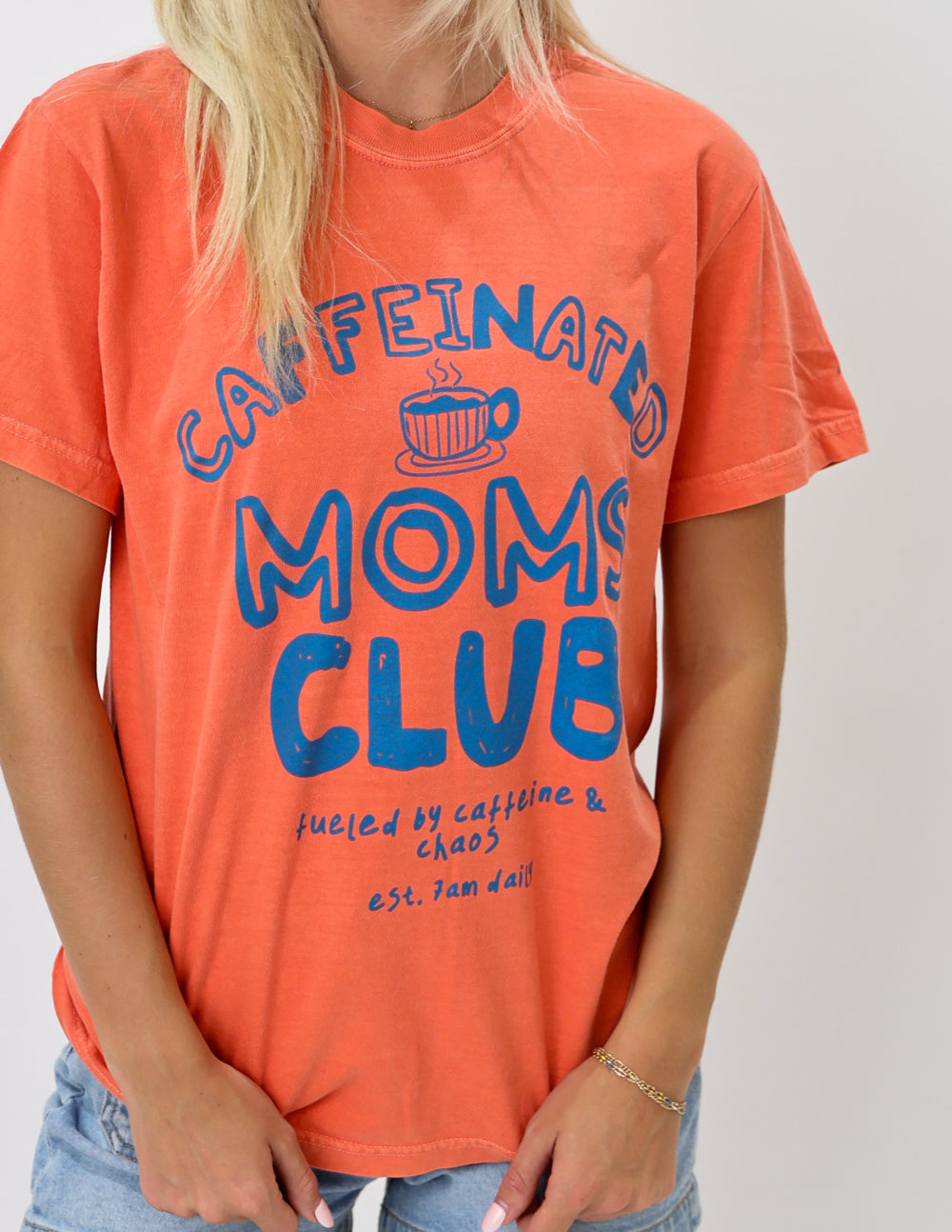Caffeinated Moms Club Tee