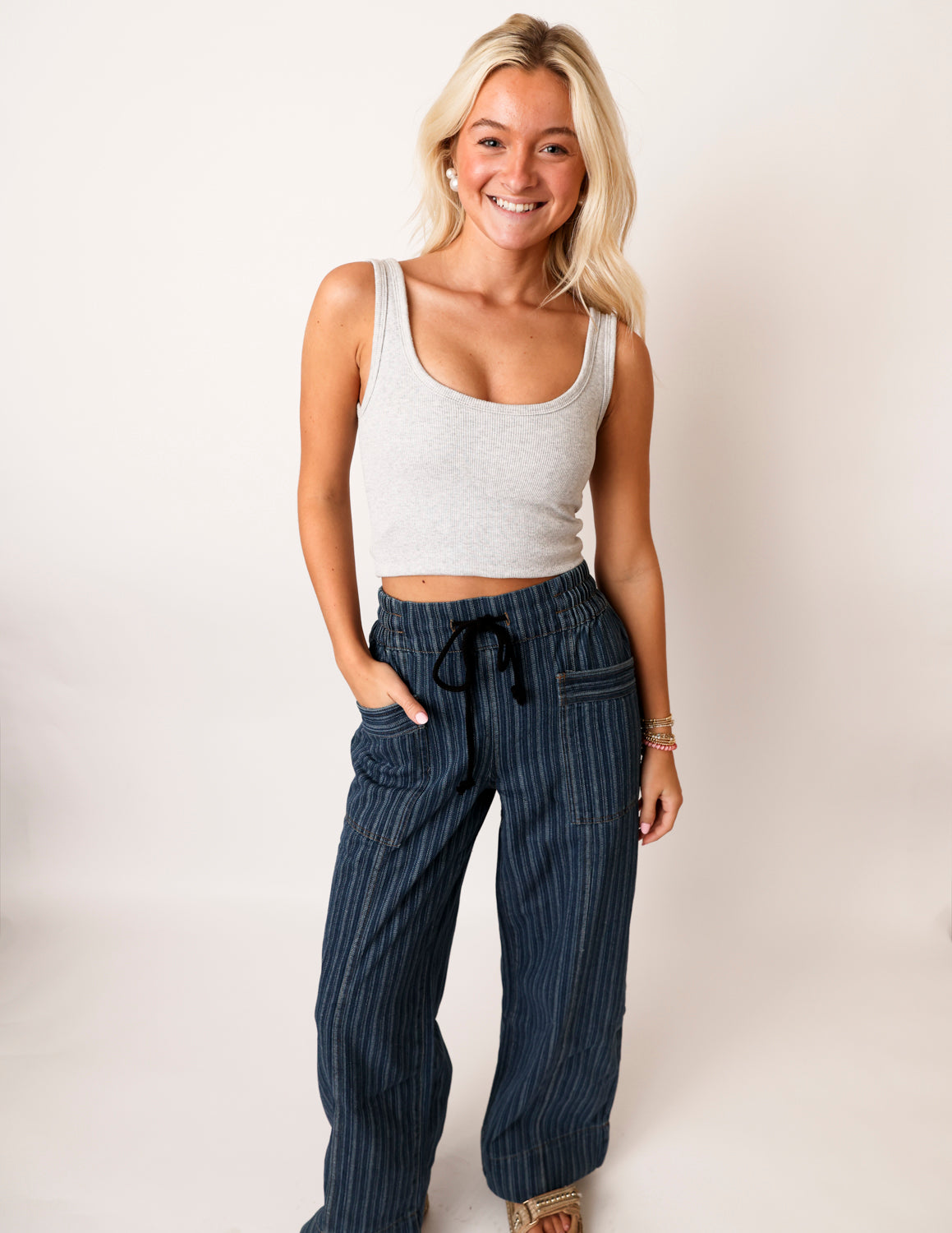 Easy Does It Striped Pants