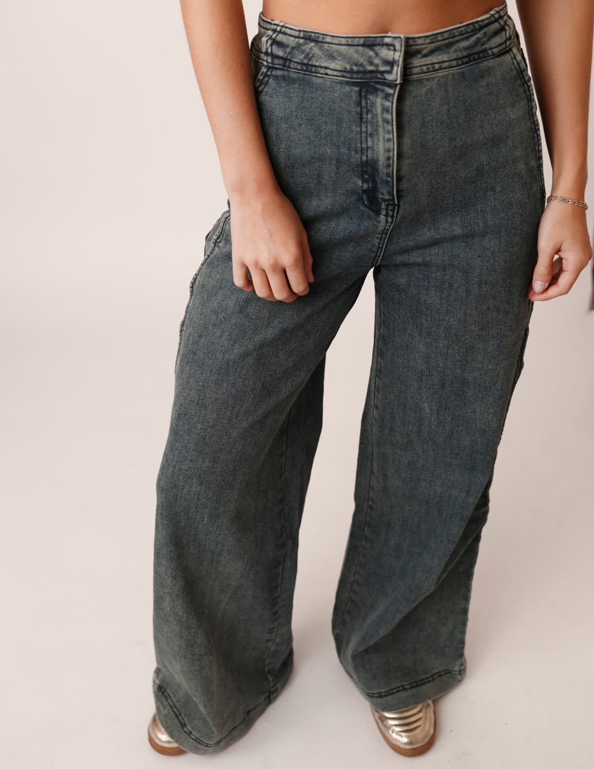 Washed Away Wide Leg Pants