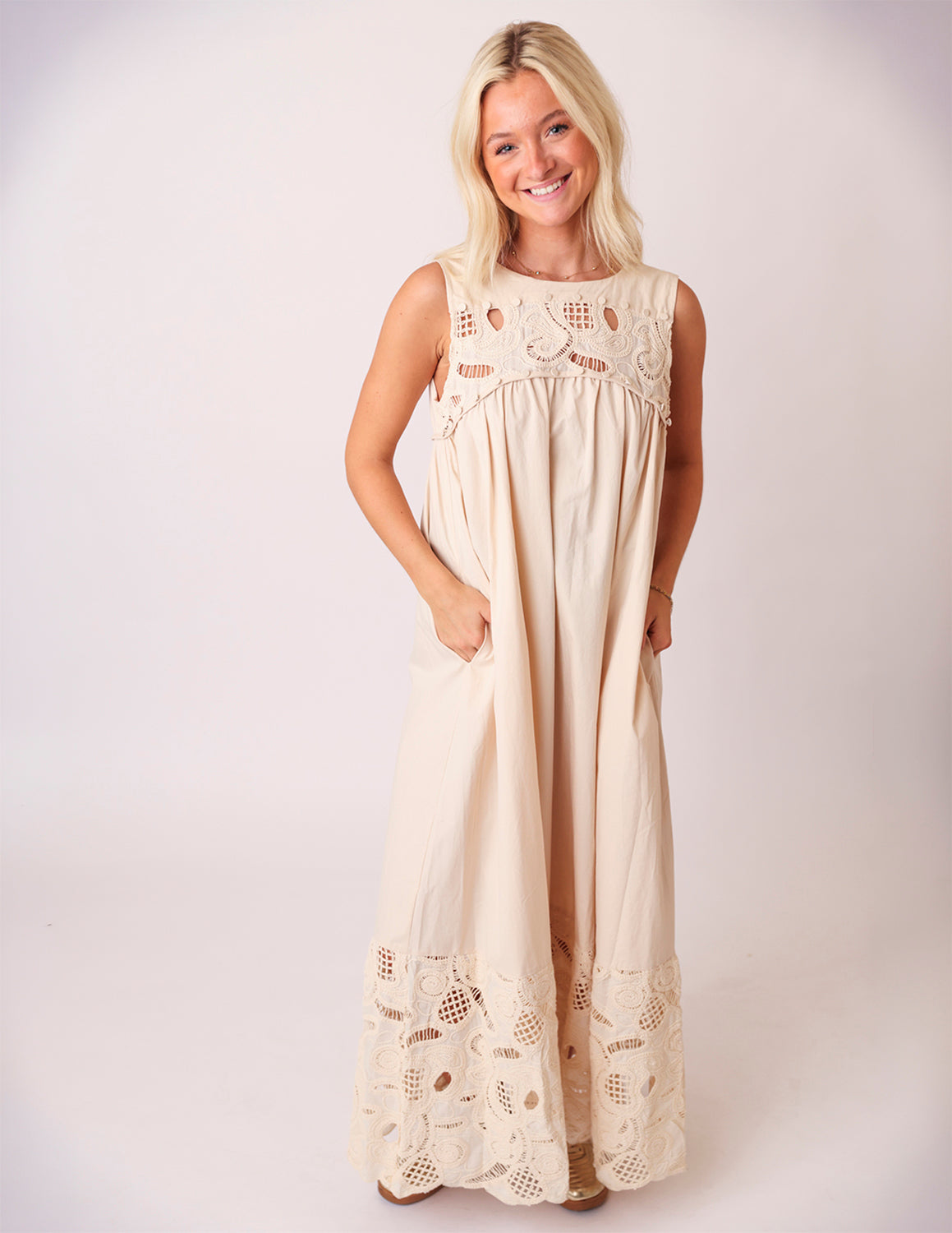 Lace & Leisure Maxi Dress