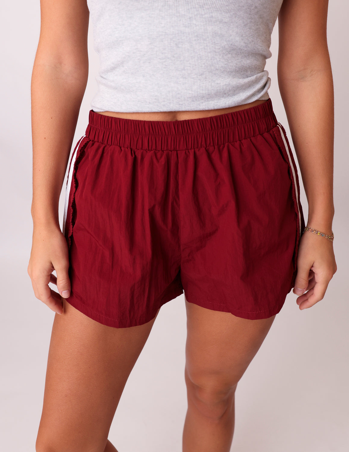 Sideline Lace Trim Shorts