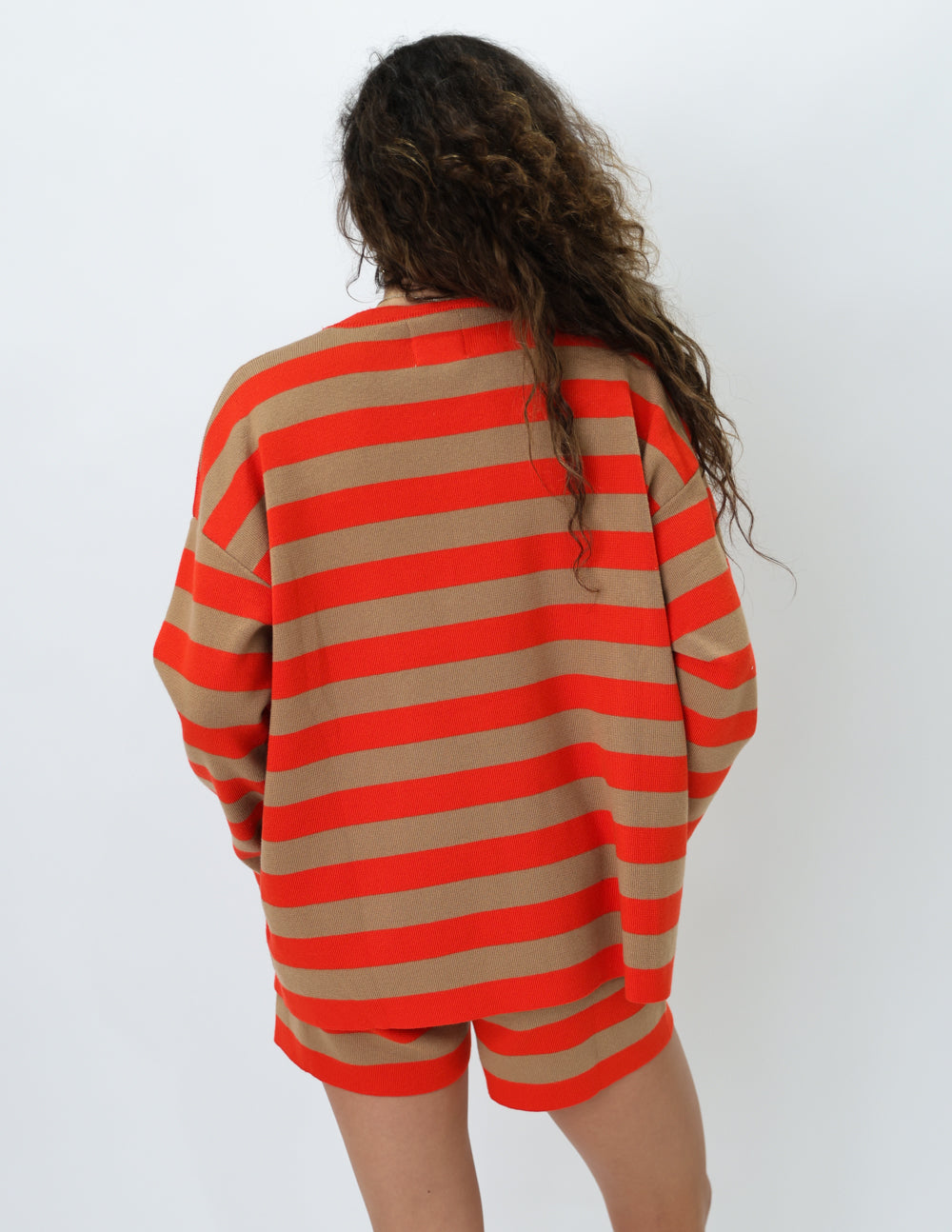 Sunset Stripe Oversized Sweater