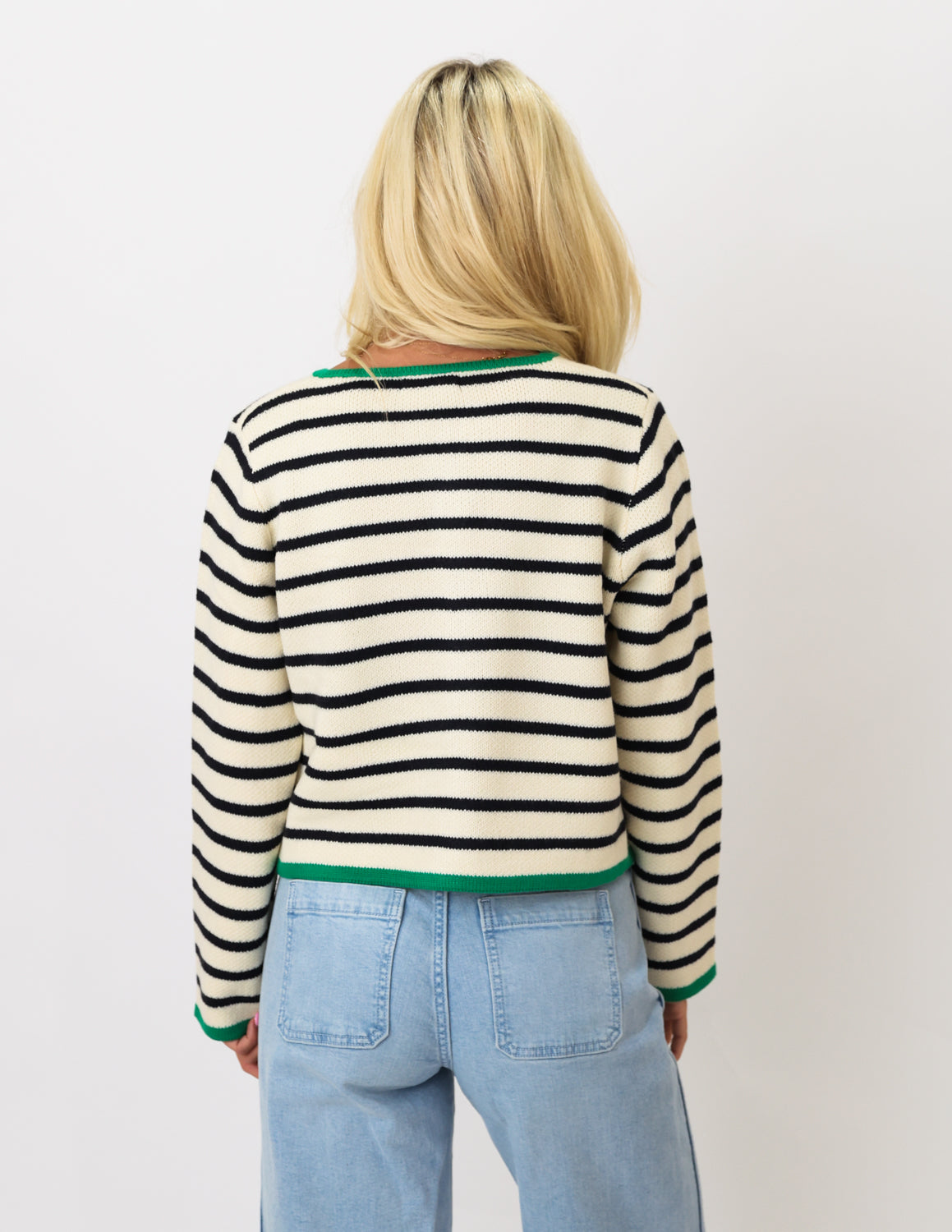 Uptown Stripe Cardigan