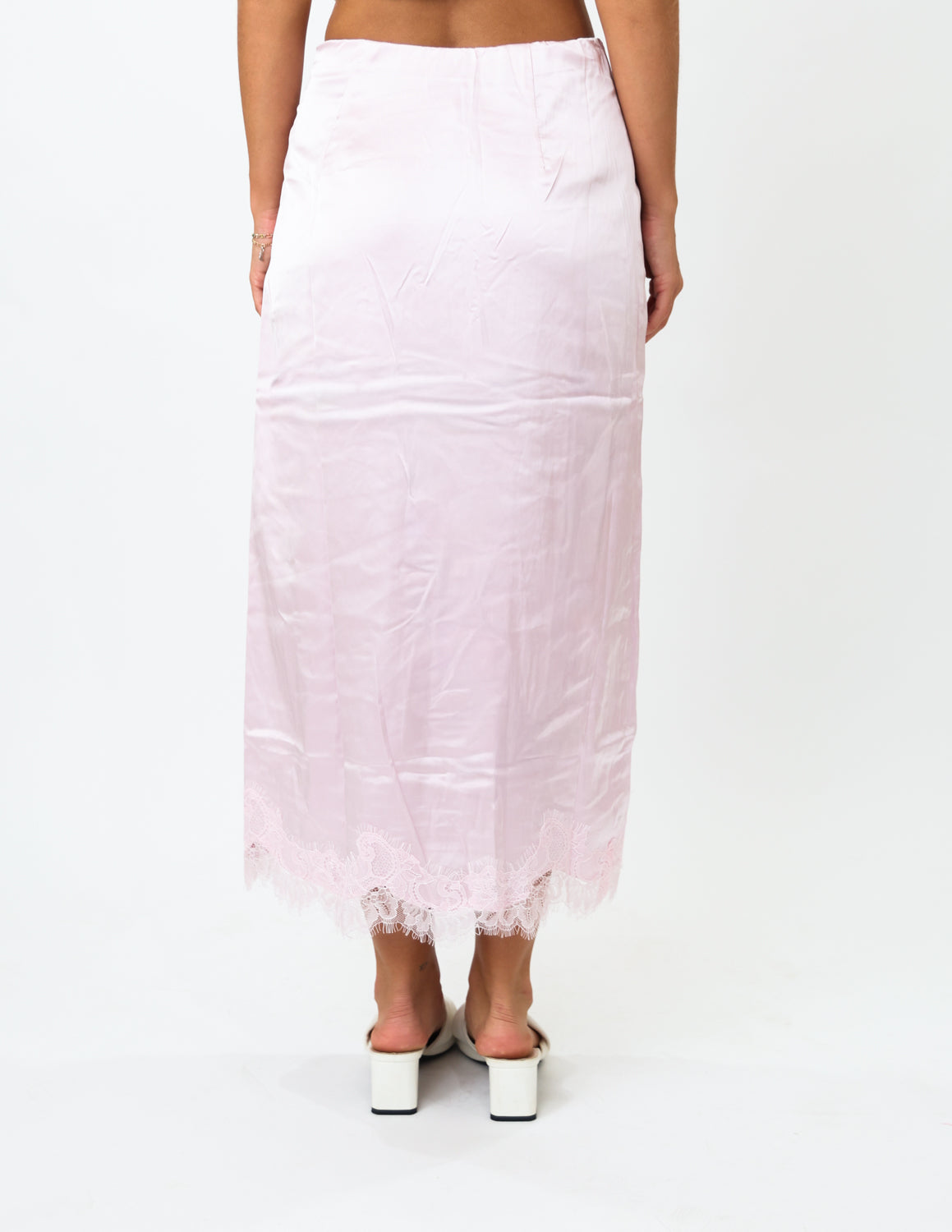 Love Letter Satin Skirt