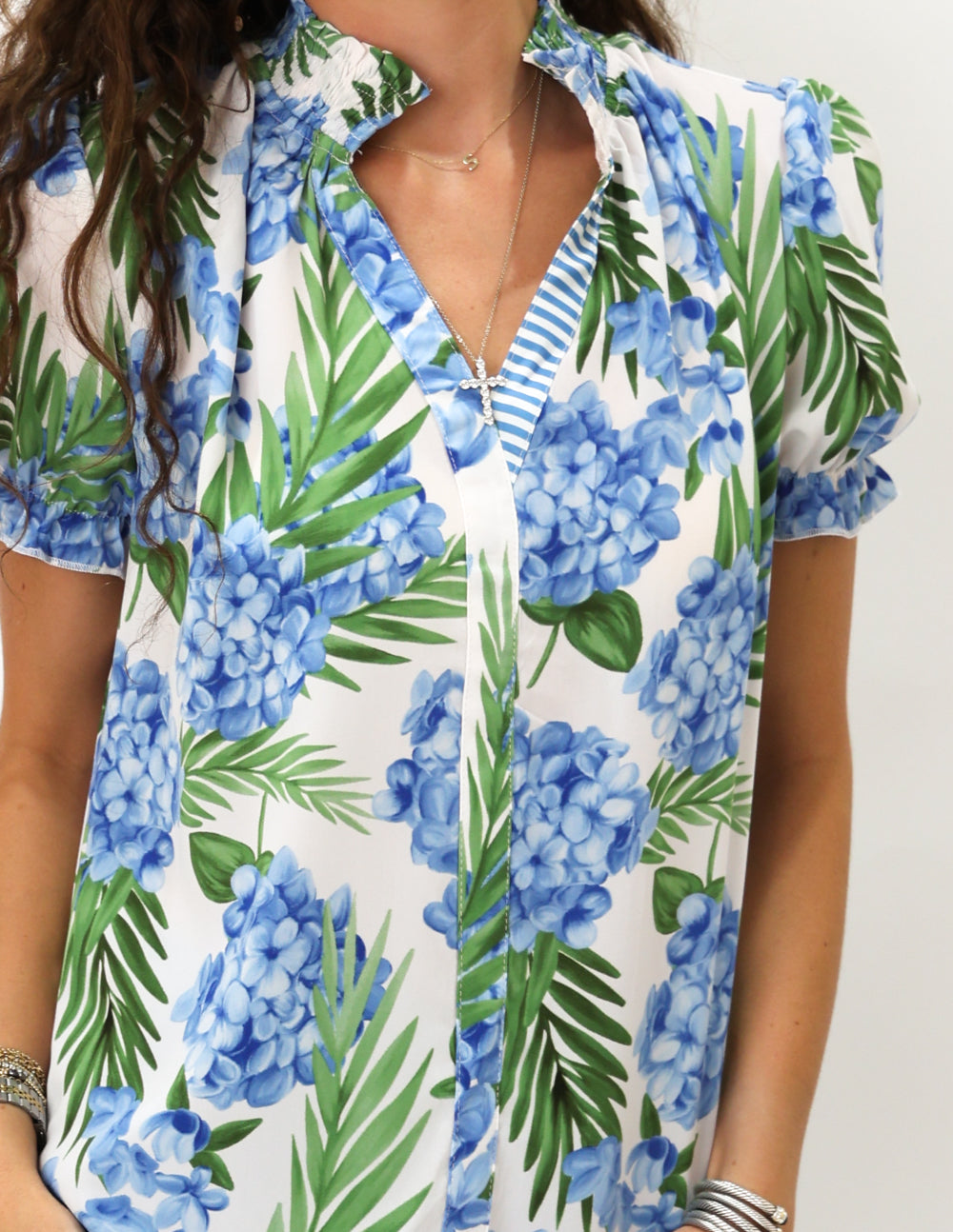 Blue Hydrangea Top