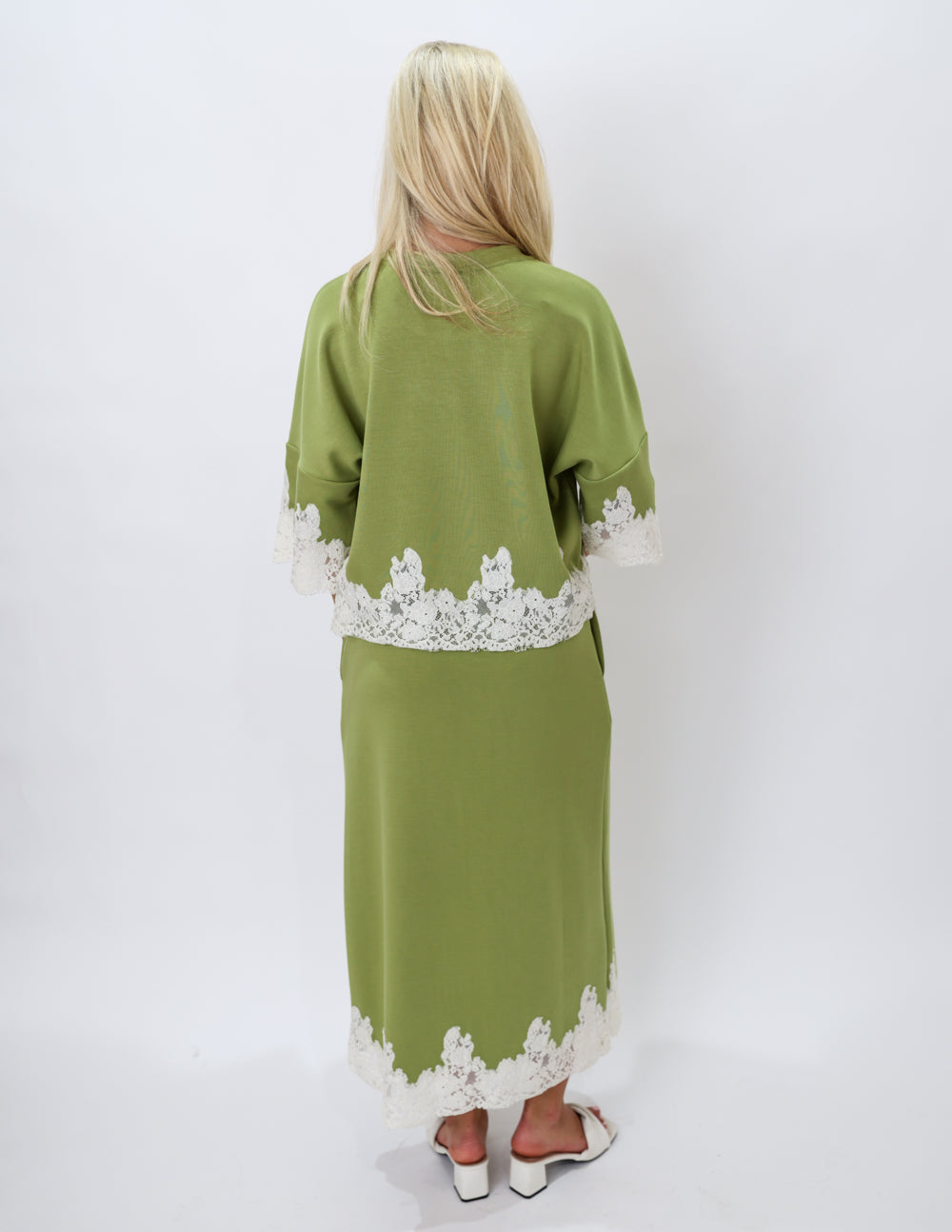 Olive Bloom Top