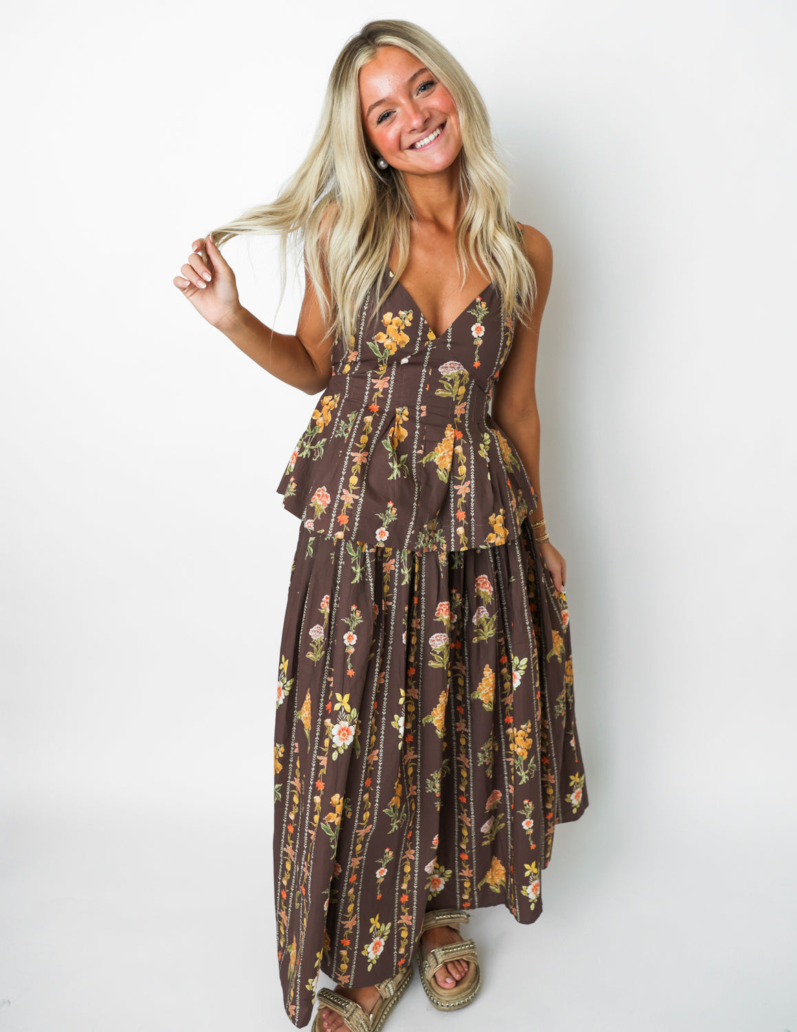 Garden After Dark Maxi Skirt
