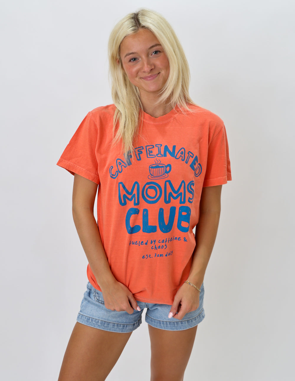 Caffeinated Moms Club Tee