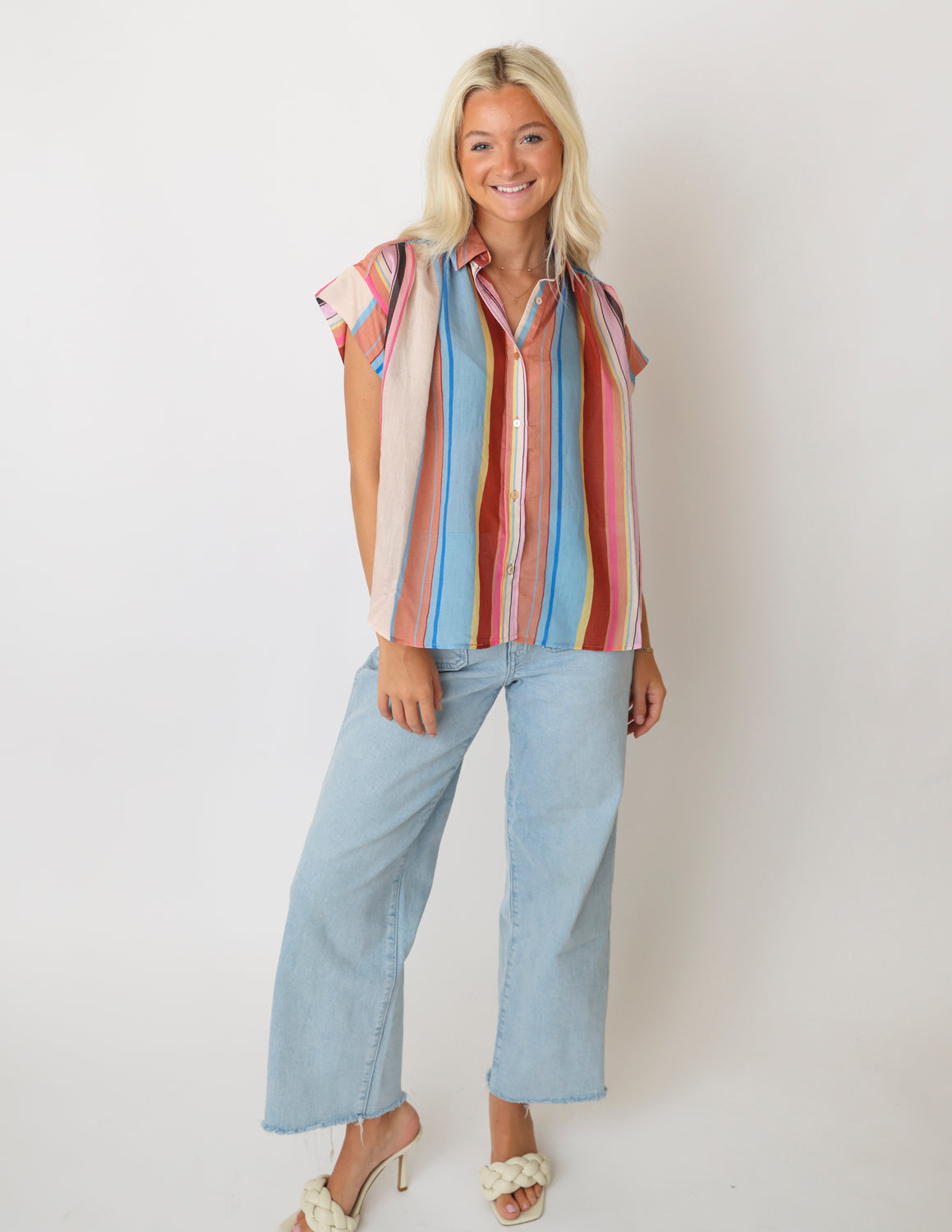 Color Me Happy Button-Up