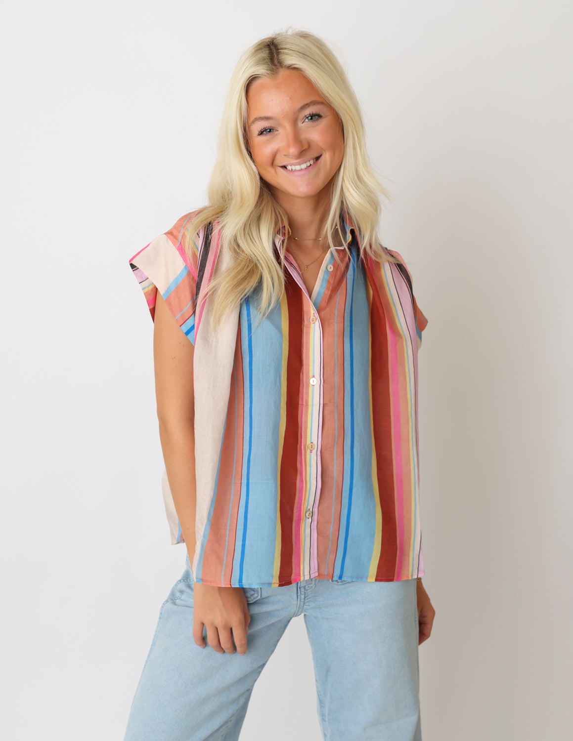 Color Me Happy Button-Up