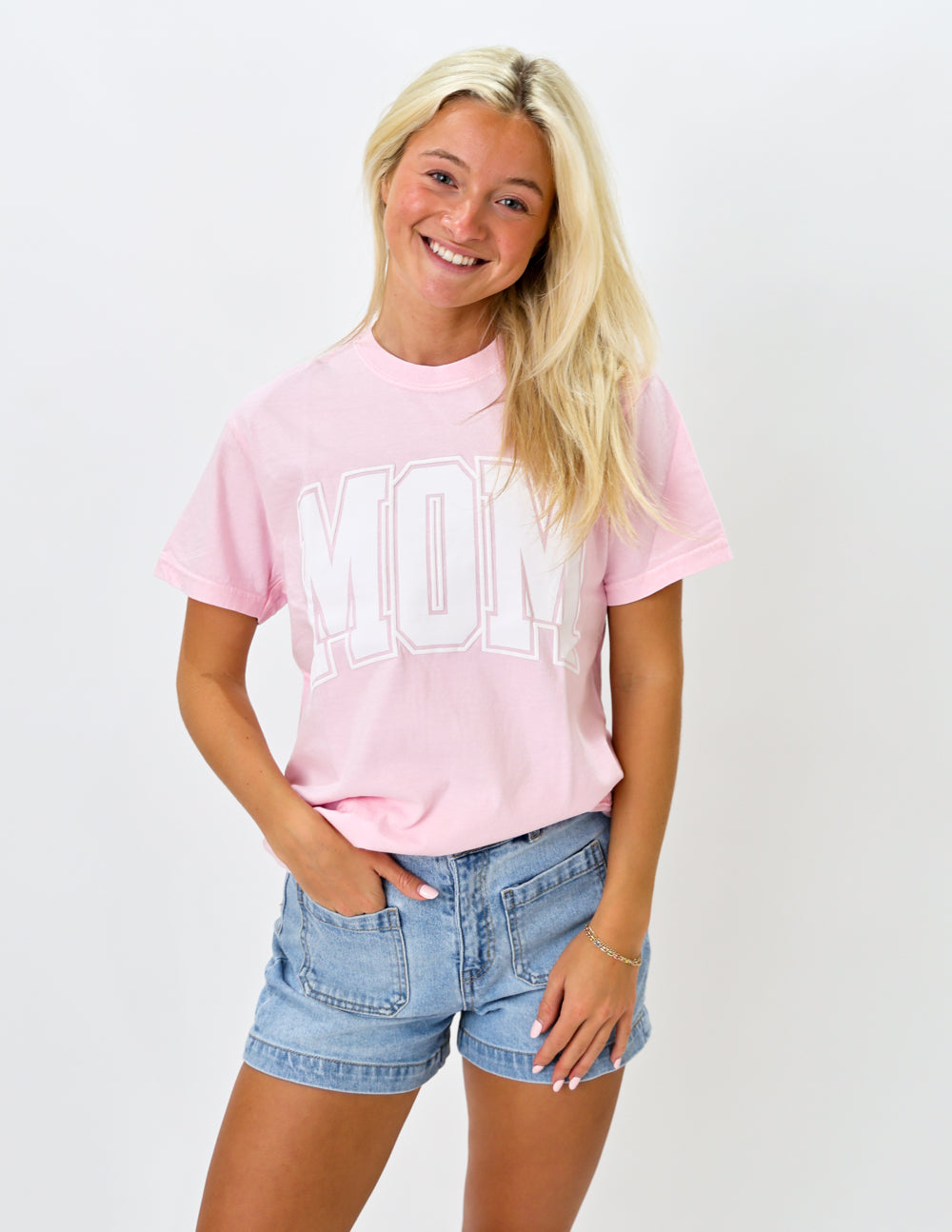 Mom Puff Outline Tee