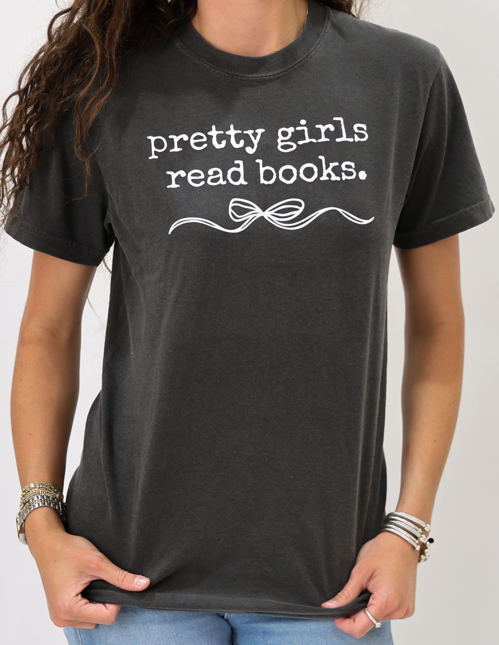 Pretty Girls Read Books Short Sleeve