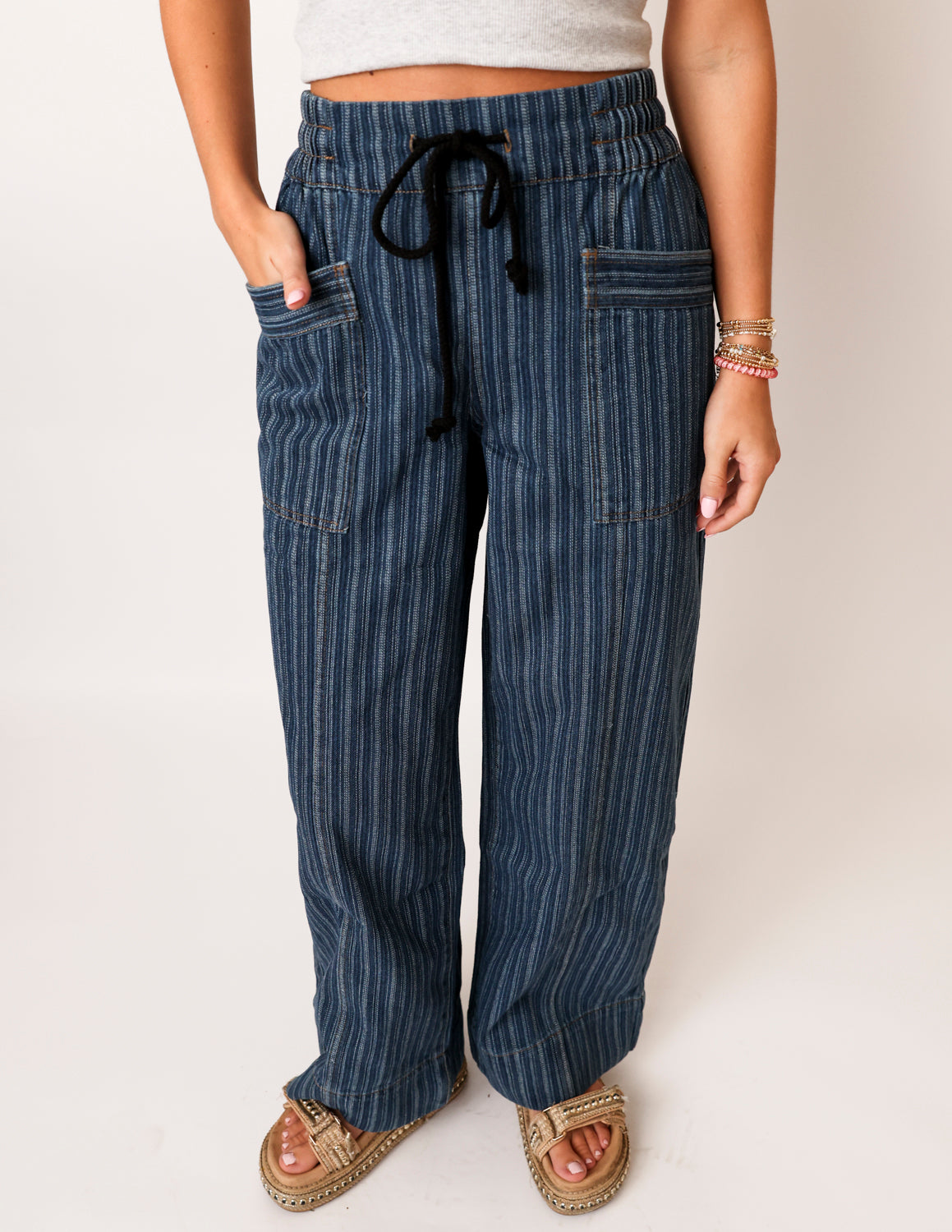 Easy Does It Striped Pants
