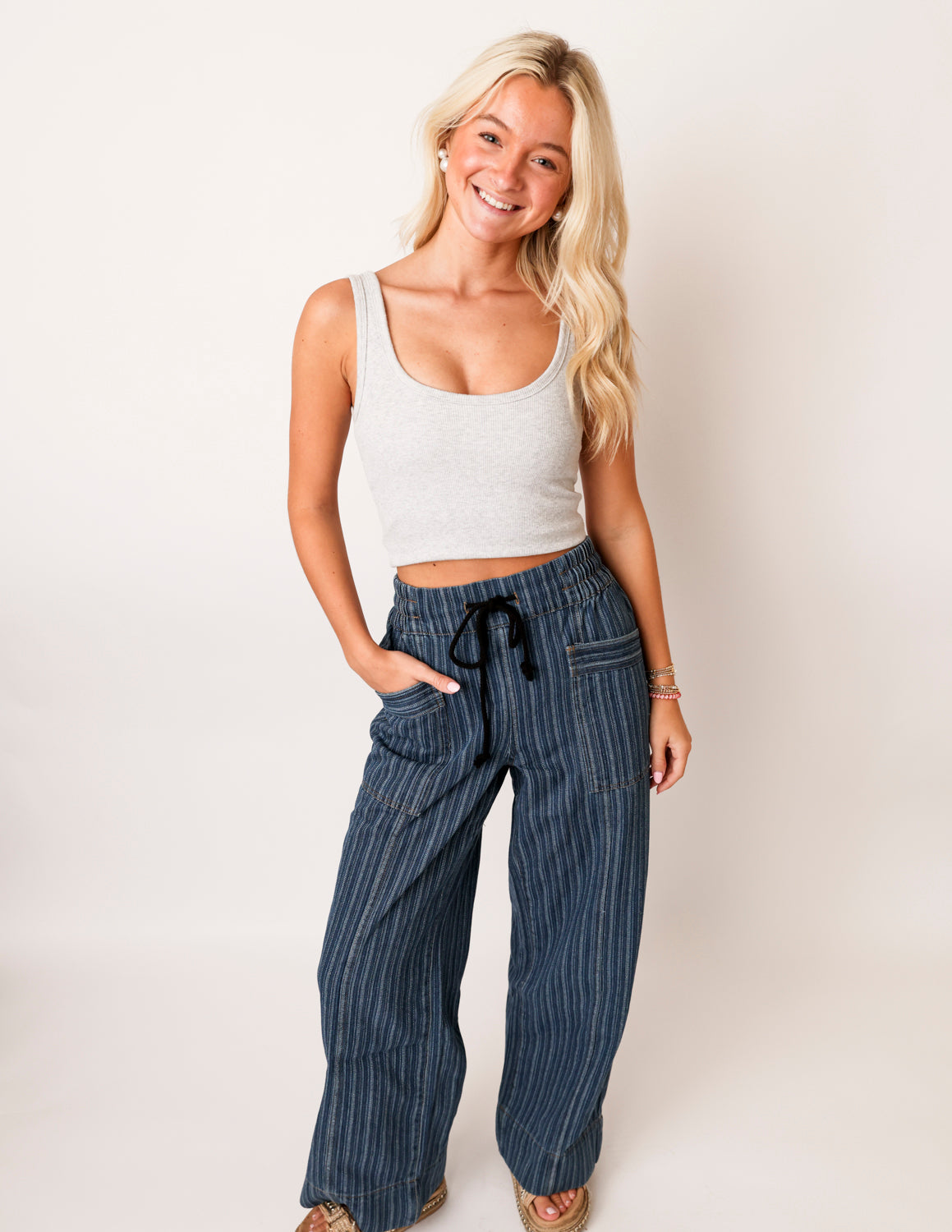 Easy Does It Striped Pants