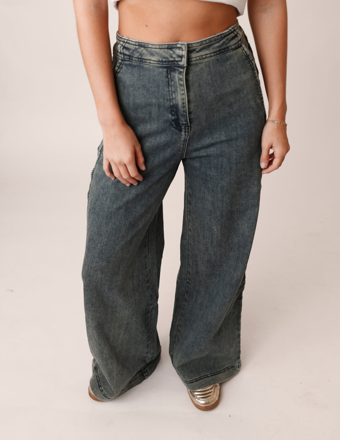 Washed Away Wide Leg Pants
