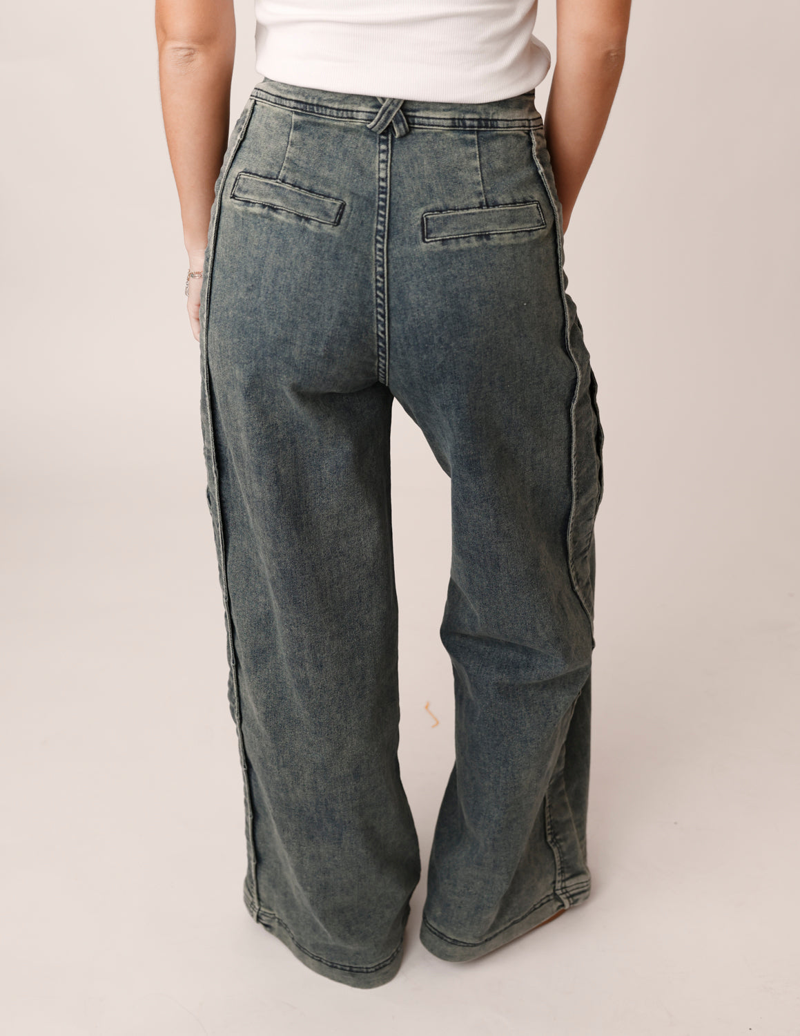 Washed Away Wide Leg Pants