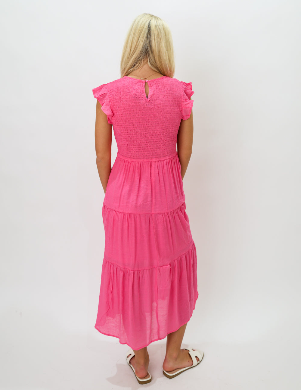 Pretty In Pink Midi Dress