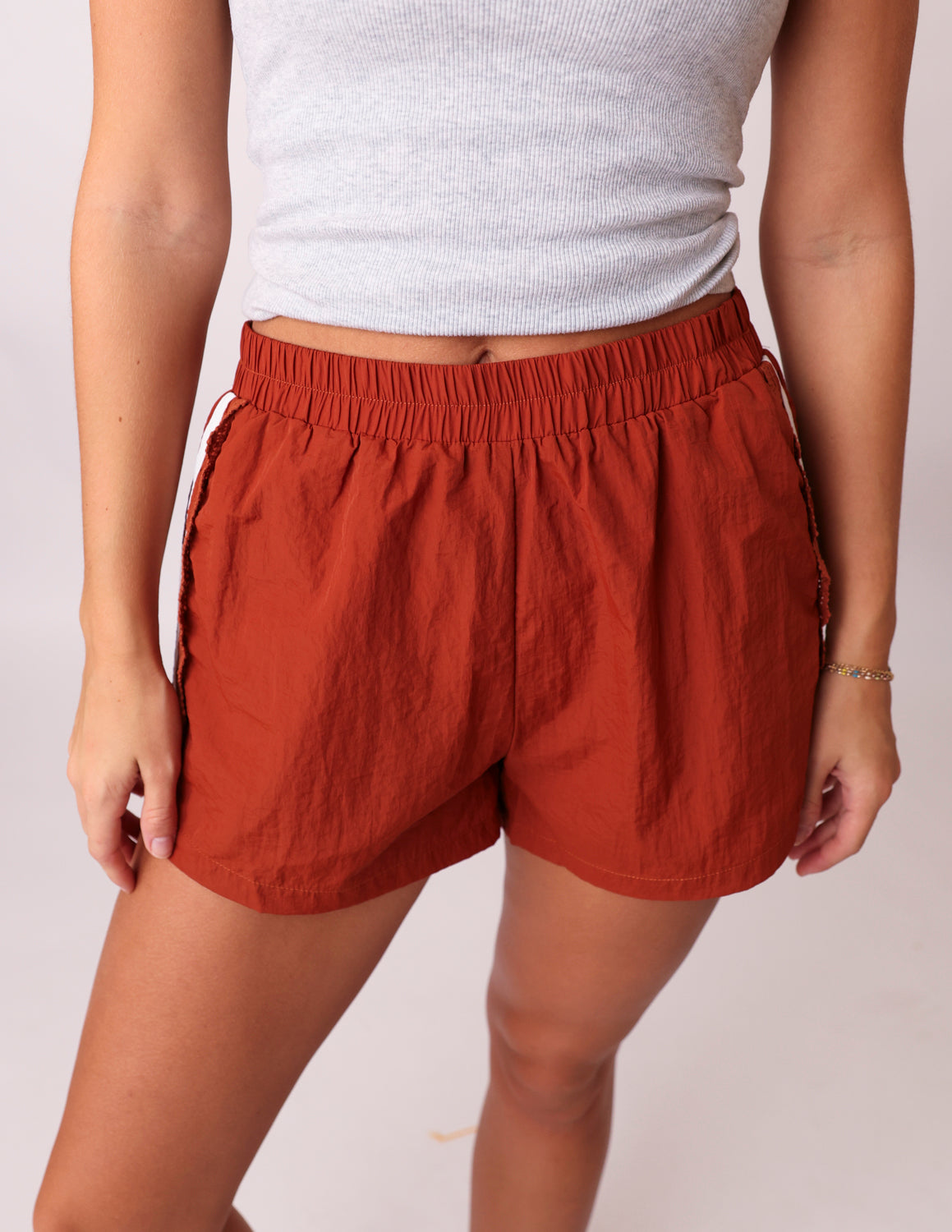 Sideline Lace Trim Shorts