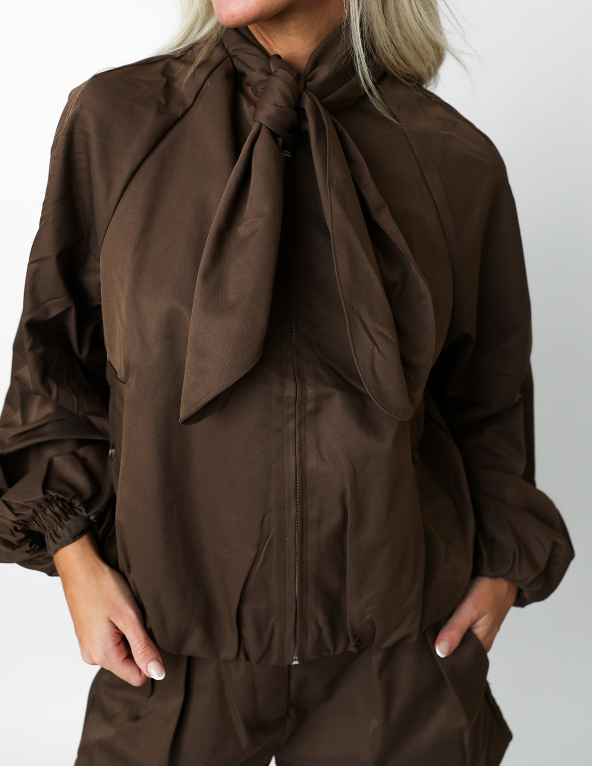 Tied Together Scarf Jacket
